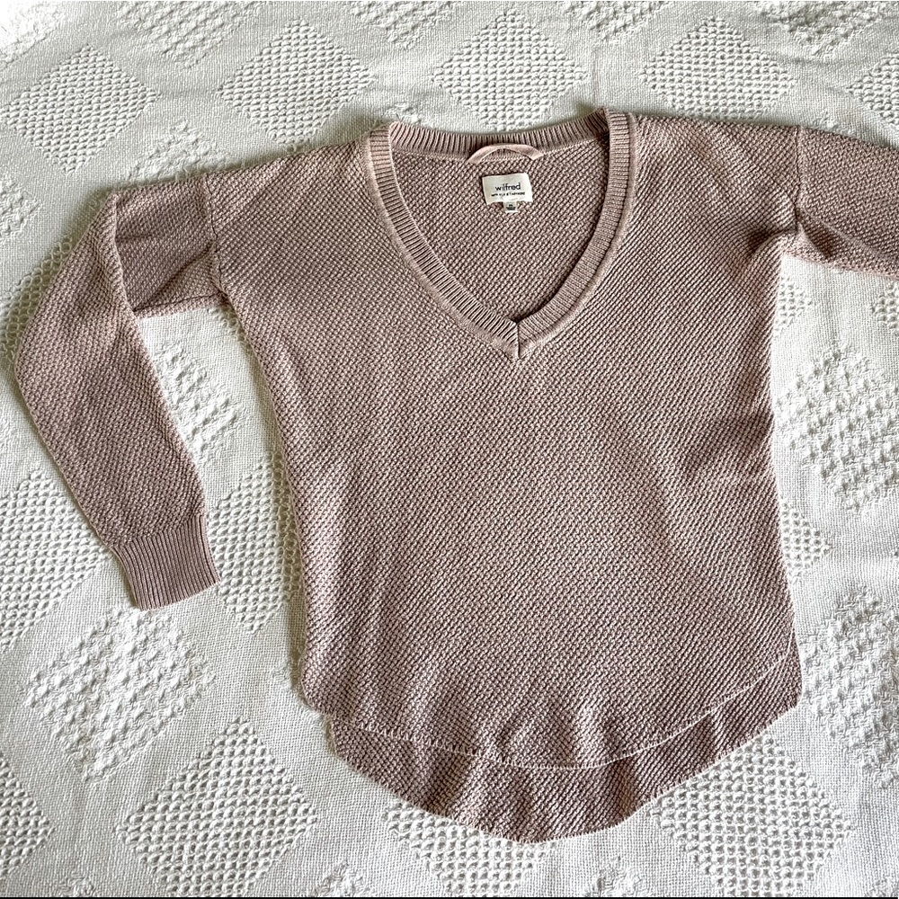 Aritzia Wilfred Galois textured sweater